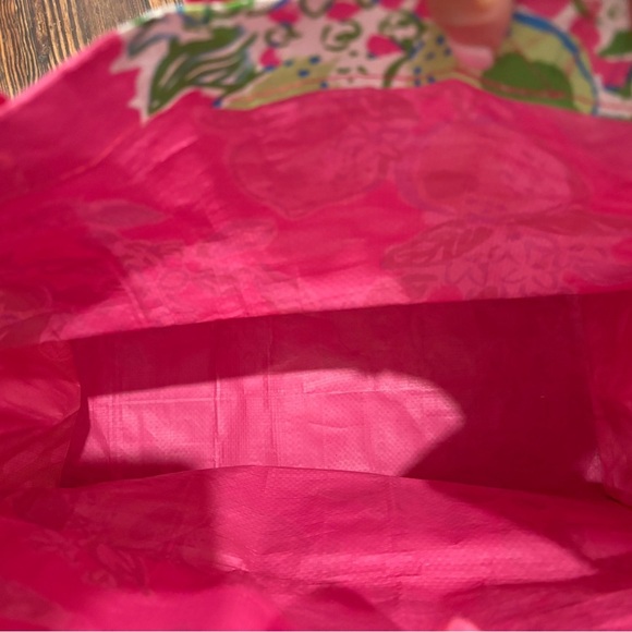 Lilly Pulitzer Pink Lime Reusable Tote Bag - Picture 5 of 5